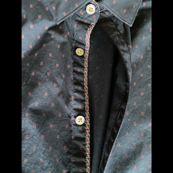 Ted Baker Slim Fit Shirt Size 5 Medium Designer - Picture 6 of 8